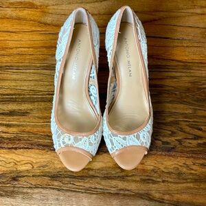 antonio melani lace heels size 7.5